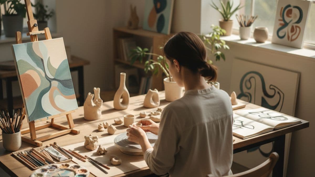 Terapia prin arta: cum desenul, pictura și sculptura vindecă sufletul